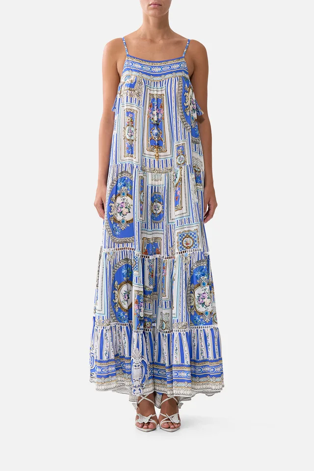 Camilla eBoutique LONG TIERED DRESS WITH BOW TIES OTTOMAN OPULENCE from CAMILLA, photo 1 of 1