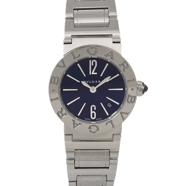 Bvlgari BVLGARIBVLGARI BBL26S Date Quartz Black Dial Ladies Watch in Black from Luxury Promise