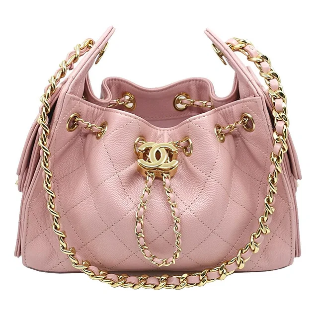Chanel Bag 25 Mini Pre Collection Grained Calfskin Random PK GD in Caviar leather from The Reluxe