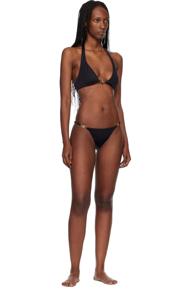 Versace Black Bikini Top, photo 4 of 4 from SSENSE