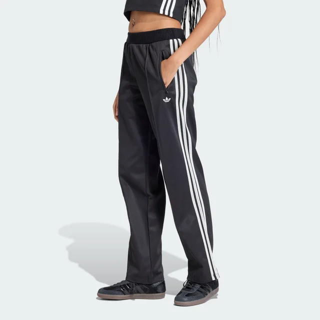 Adidas Firebird Track Pants with Knitted Crochet Details in Black from adidas (US), photo 1 of 1