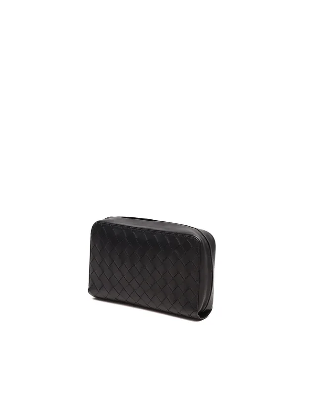 Bottega Veneta Intrecciato Zip Clutch Bag in Woven leather from A Retro Tale, photo 3 of 8