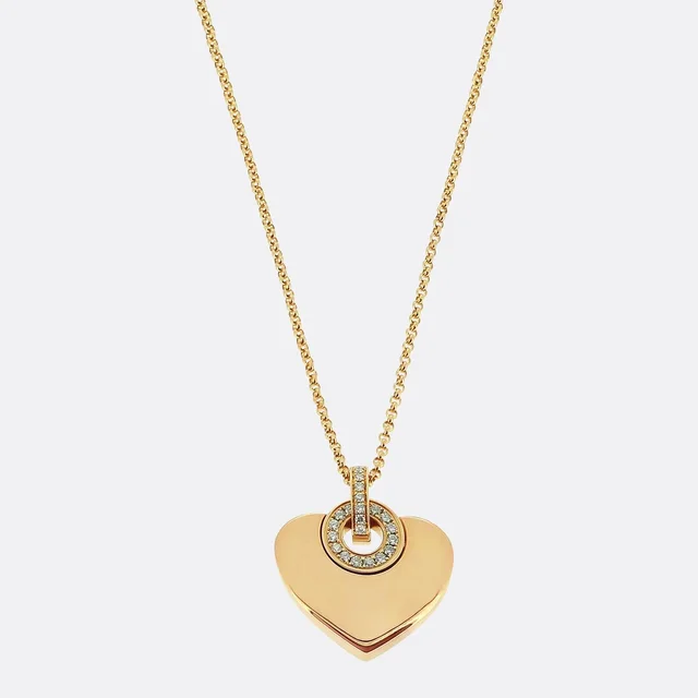 Bvlgari Cuore Diamond Heart Pendant Necklace from The Vintage Jeweller