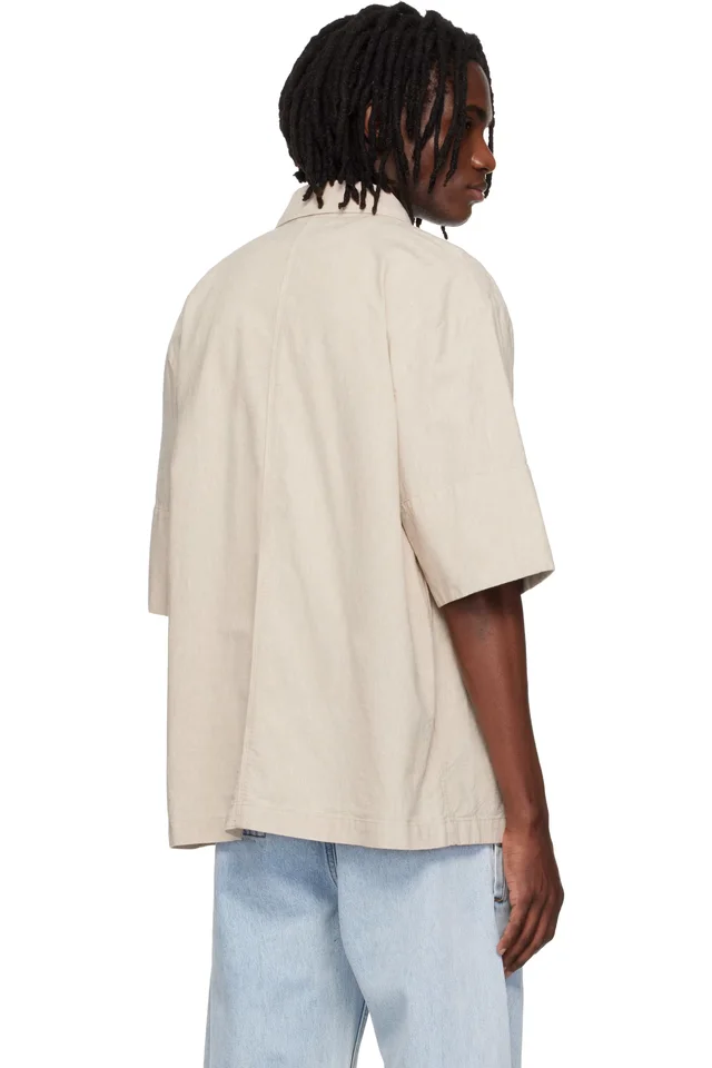 Entire Studios Beige Ojai Shirt, photo 3 of 4 from SSENSE