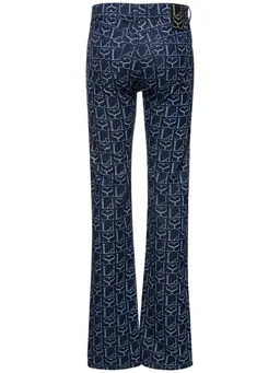 Ludovic de Saint Sernin Flare jeans with decorative details in 100% Cotton, photo 11 of 11 from LUISAVIAROMA