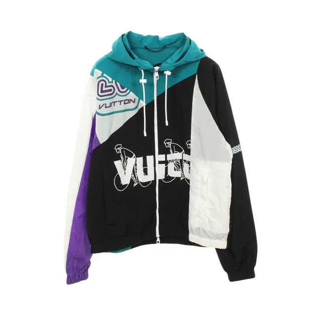 Louis Vuitton Patchwork Logo Jacket P0g Nylon in Nylon from The Reluxe