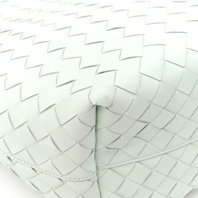 Bottega Veneta Intrecciato Small Tote Bag Glacier in Calfskin from FASHIONPHILE, photo 11 of 11