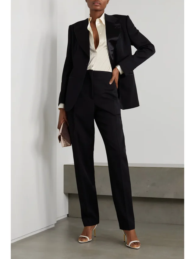 TOM FORD Silk-satin shirt in White, photo 2 of 2 from NET-A-PORTER (Canada)