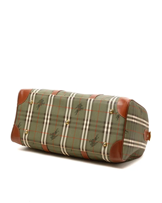 Burberry Haymarket Travel Bag in Canvas from A Retro Tale, photo 5 of 9