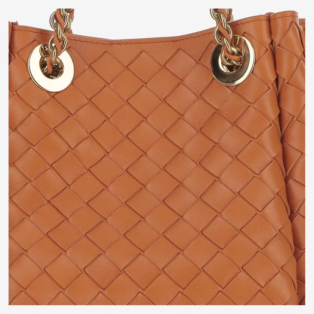 Bottega Veneta Parachute Shoulder Bag — Orange Lambskin in Orange Lambskin from HEWI