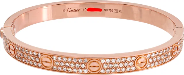 Cartier Love bracelet in Pink Rose Gold from Gray And Sons