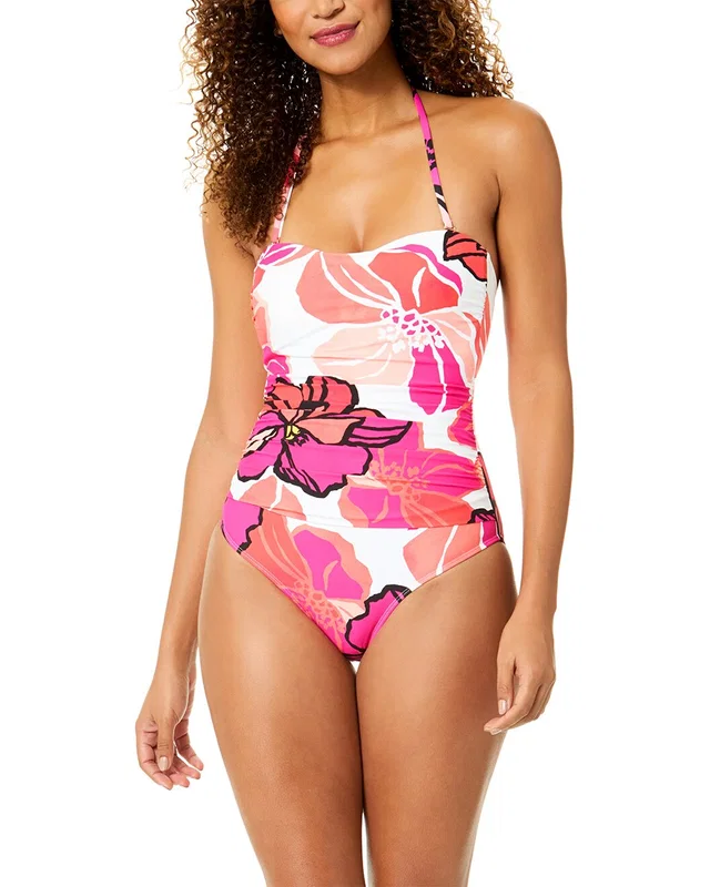 Anne Cole Strapless Bandeau One-Piece, image 1 of 1 from Rue La La