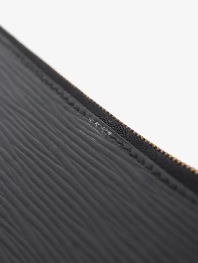 Louis Vuitton Black 1996 EPI leather key pouch in Black Leather from Sign of the Times, photo 7 of 8