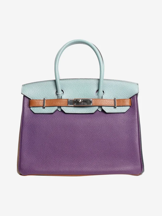 Hermès Multicolour 2012 Birkin 30 bag in Clemence leather from Sign of the Times
