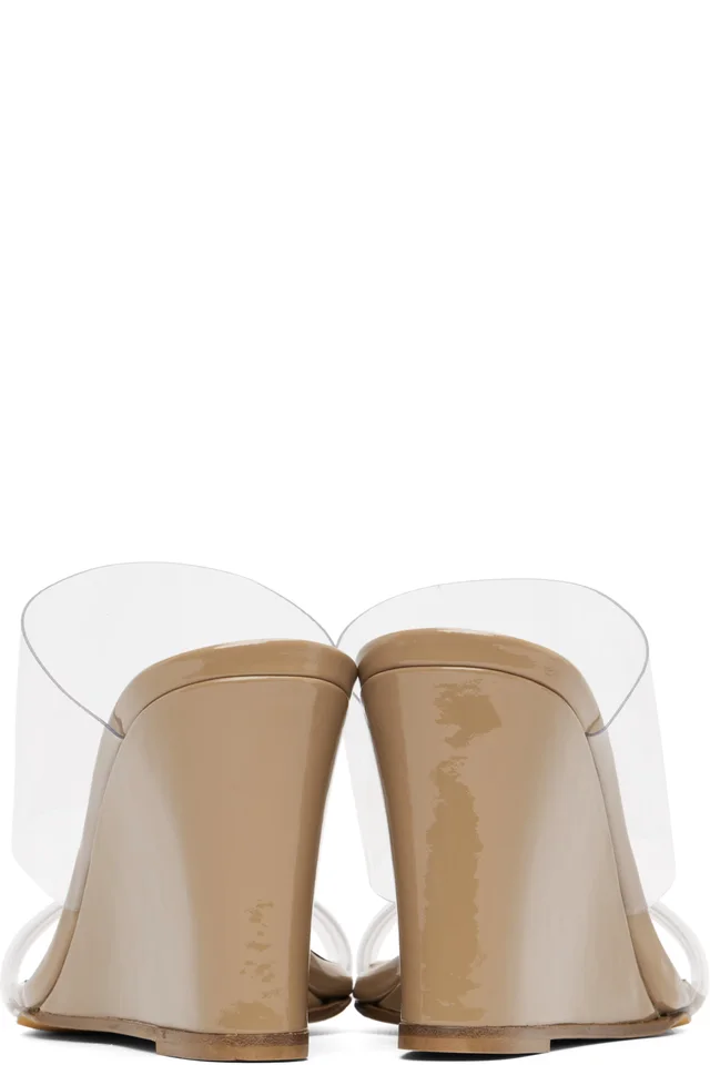 Maryam Nassir Zadeh Brown Olympia Wedge Heeled Sandals, photo 2 of 2 from SSENSE