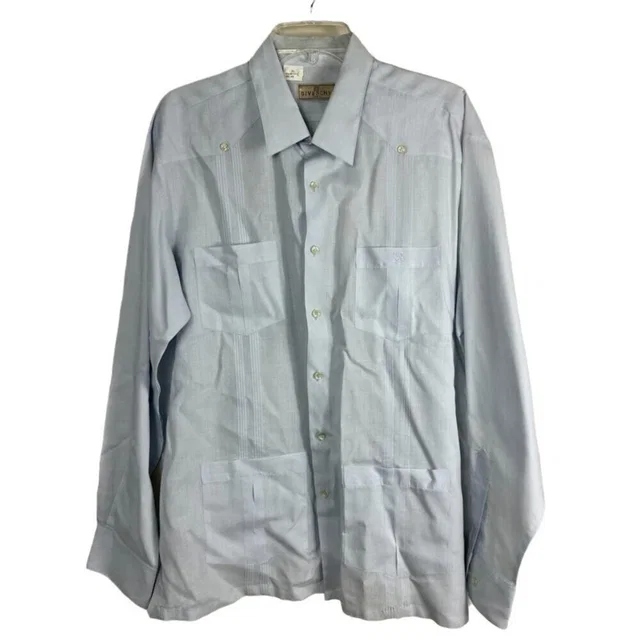 Givenchy Paris Light Blue Shirt Button-Up Dress Long Sleeve Shirt Men's Size Xl in blue from Poshmark