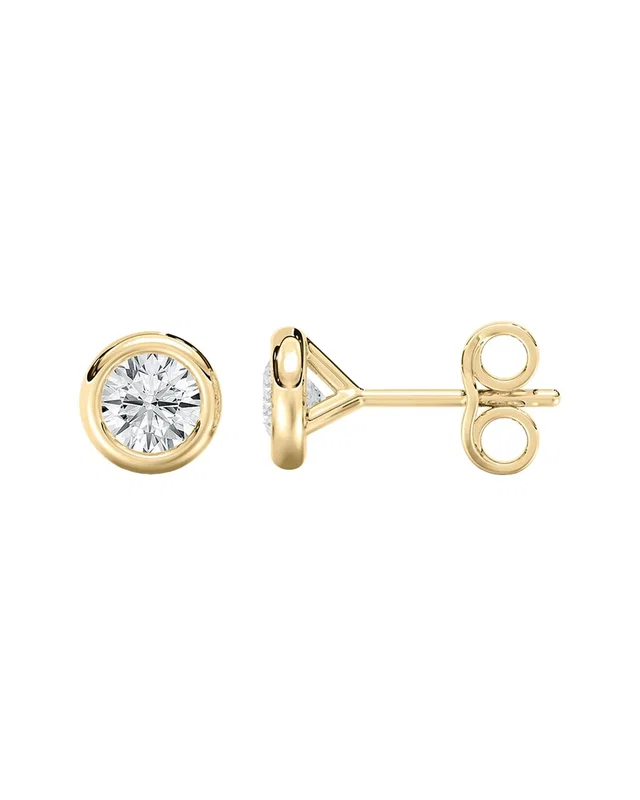 Lab Grown Diamonds 14K 4.00 ct. tw. Lab-Grown Diamond Earrings, image 1 of 1 from Rue La La