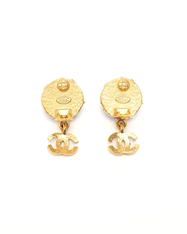 Chanel Coco Mark Clip-on Earrings from A Retro Tale, photo 3 of 4
