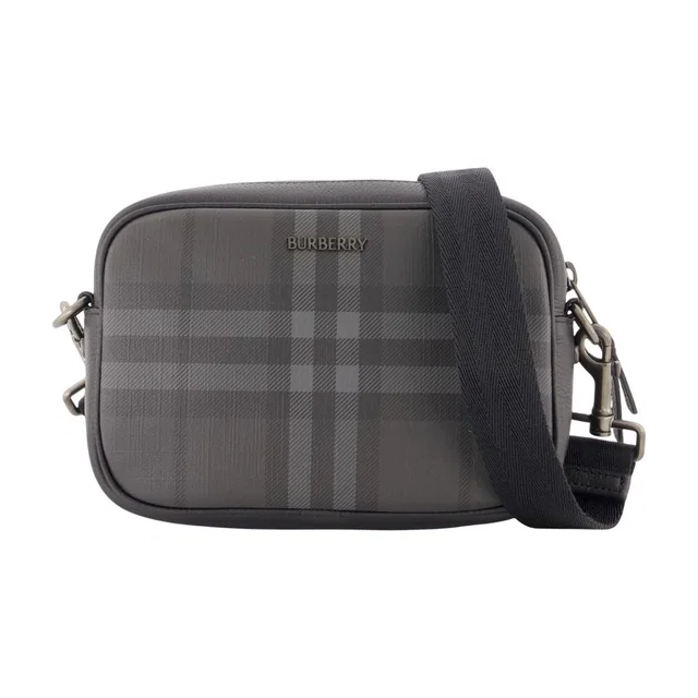 Burberry Mini City Crossbody Bag — Gray Synthetic in Grey from HEWI