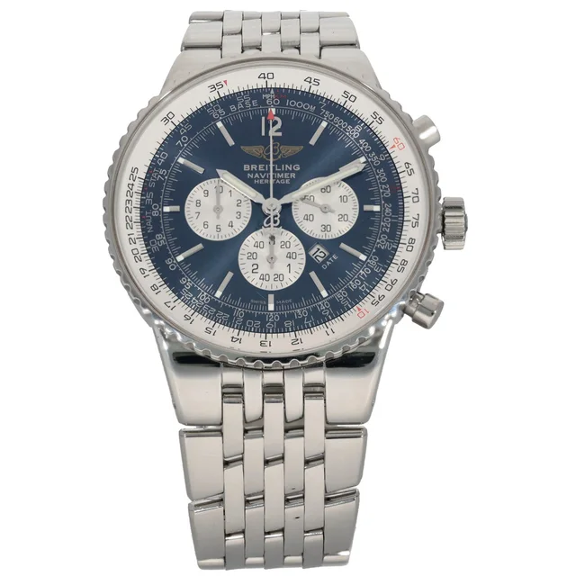 Breitling Navitimer Heritage A35340 43mm Stainless Steel Watch from H&T