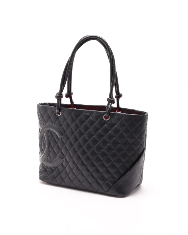 Chanel Quilted Cambon Tote Bag in Calfskin from A Retro Tale, photo 2 of 11