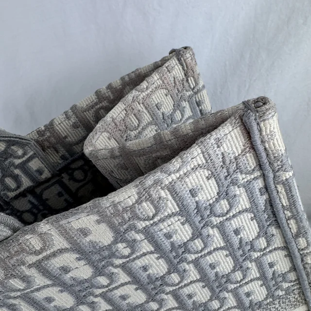 Dior Large Book Tote in embroidery canvas, oblique canvas from Reowned, photo 4 of 25