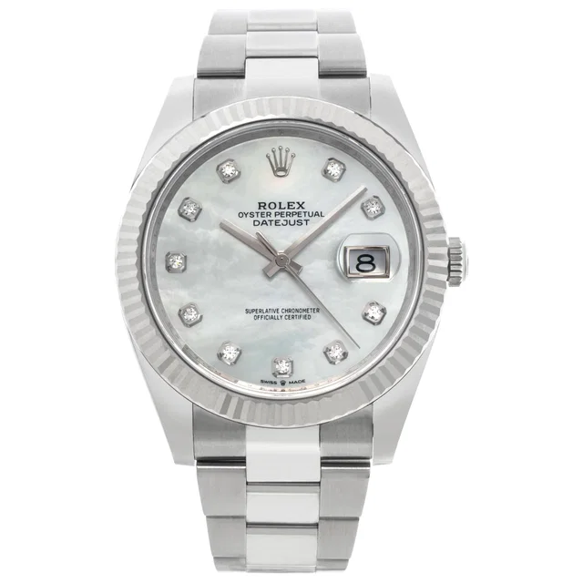 Unused Rolex Datejust 41 41mm 126334 in Stainless Steel, White Gold from Gray And Sons
