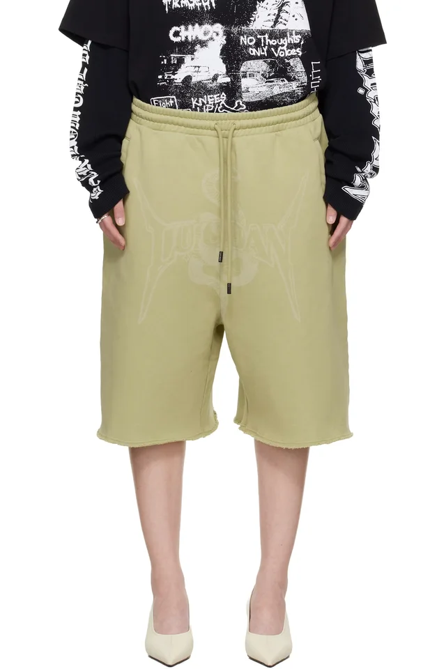 LU'U DAN Green Zoku Shorts, image 1 of 1 from SSENSE