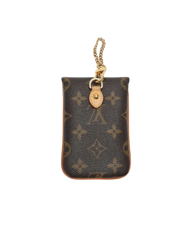 Louis Vuitton Monogram Pouch Bag Charm in Coated canvas from A Retro Tale, photo 2 of 4