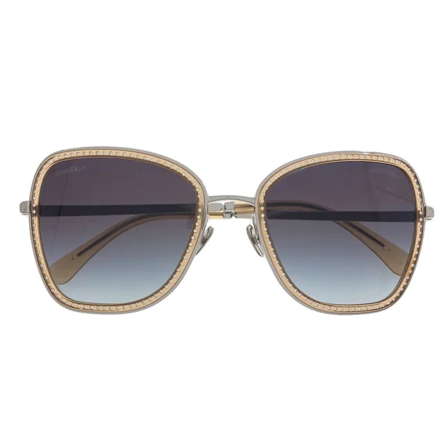 Chanel Rhinestone Sunglasses Acetate Metal Eyewear from The Reluxe