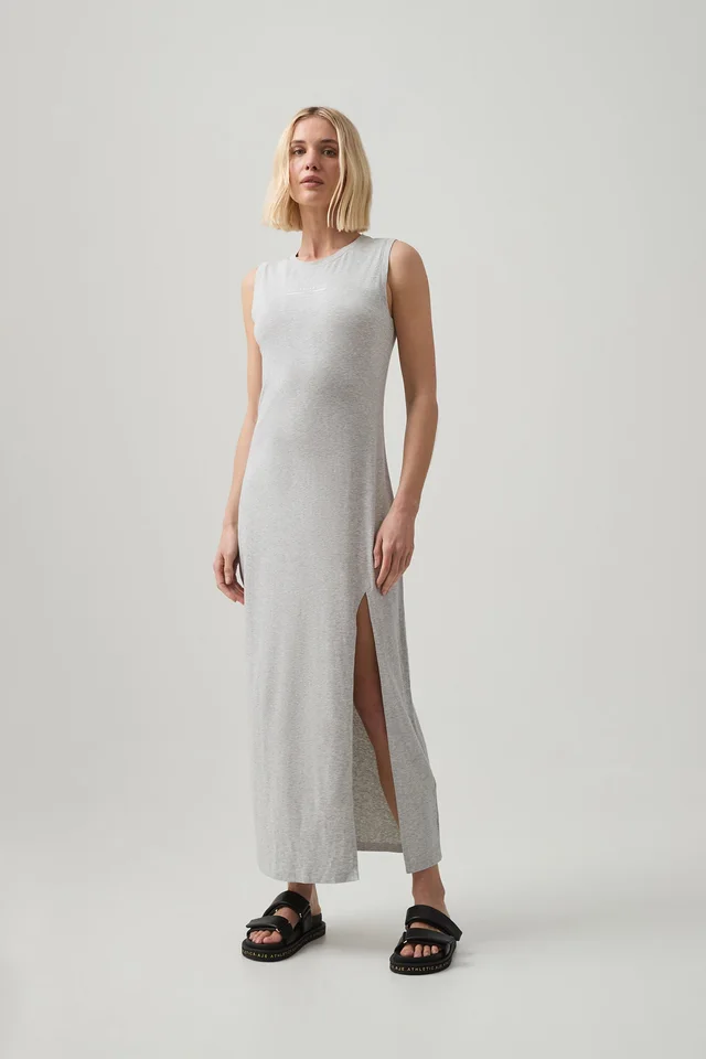 Athletica Split Hem Jersey Dress 816 in Grey from Aje, photo 1 of 1