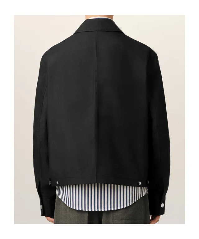 Ami Paris Black nylon jacket with Ami de Coeur, photo 3 of 6 from SENSER
