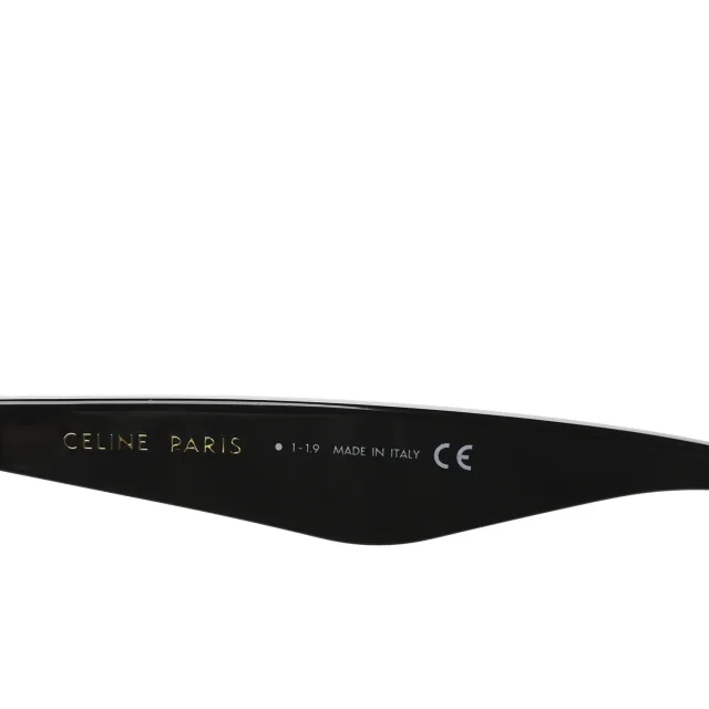 Celine Acetate Crystal Cat Eye Sunglasses CL4019IS Black in Black from FASHIONPHILE, photo 7 of 7