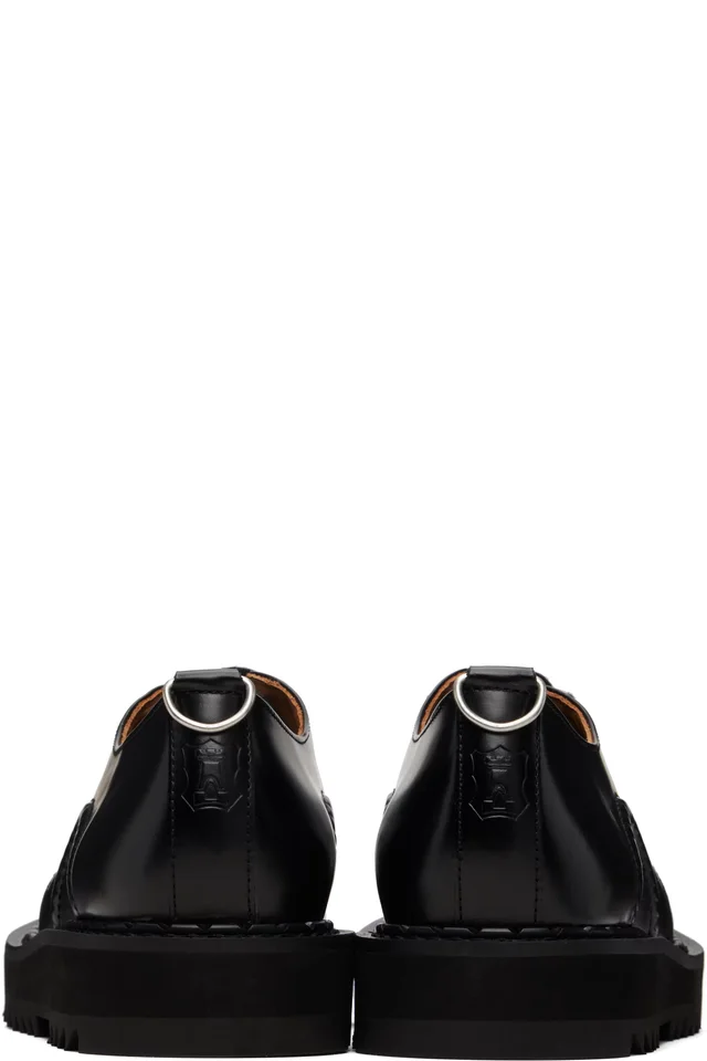 George Cox Black Ripple Viking Derbys, photo 2 of 5 from SSENSE