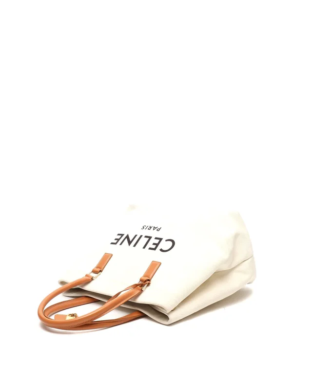 Celine Horizontal Cabas Tote Bag in Canvas from A Retro Tale, photo 5 of 11