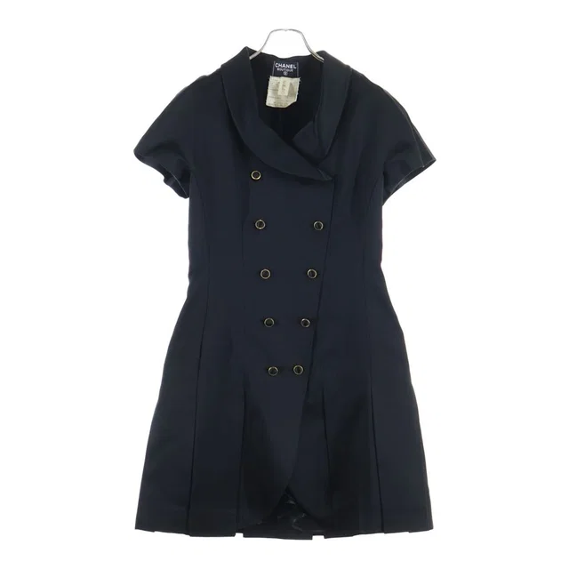 Chanel Boutique Dress Black Silk in Black Silk from The Reluxe