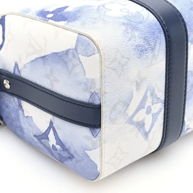 Louis Vuitton Monogram Watercolor City Keepall Blue in Blue Coated canvas from FASHIONPHILE, photo 8 of 9