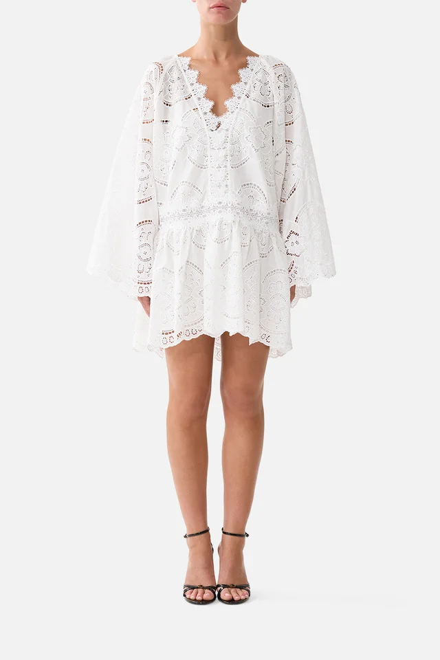 Camilla eBoutique V NECK RELAXED SHORT DRESS WITH DROPPED WAIST A TILED WONDERLAND from CAMILLA, photo 1 of 1