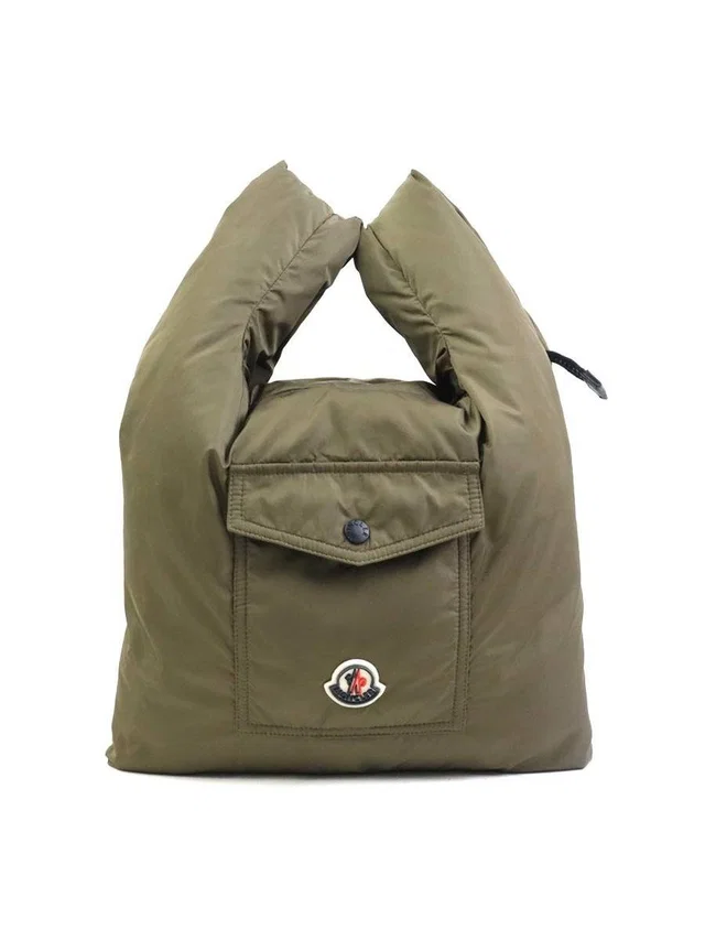 Moncler Handbag Khaki Nylon - #303035m42b in green Nylon from Poshmark
