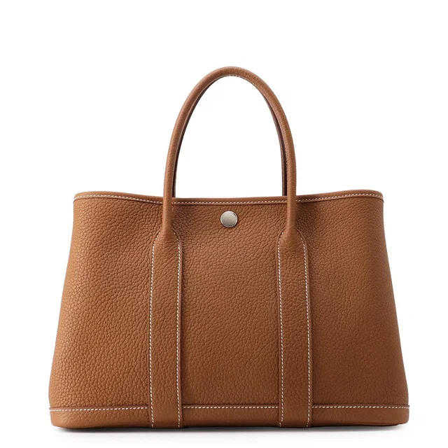 Hermès Garden Party Gold Negonda Leather Size TPM in Gold Leather from GALLERY RARE