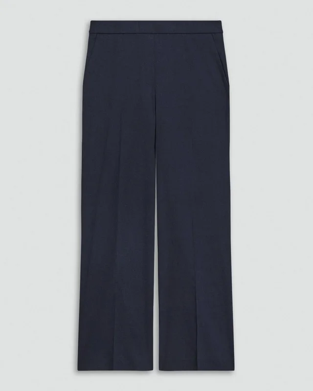 Theory Classic Straight Pull-On Pant in Good Linen, photo 2 of 6 from Theory
