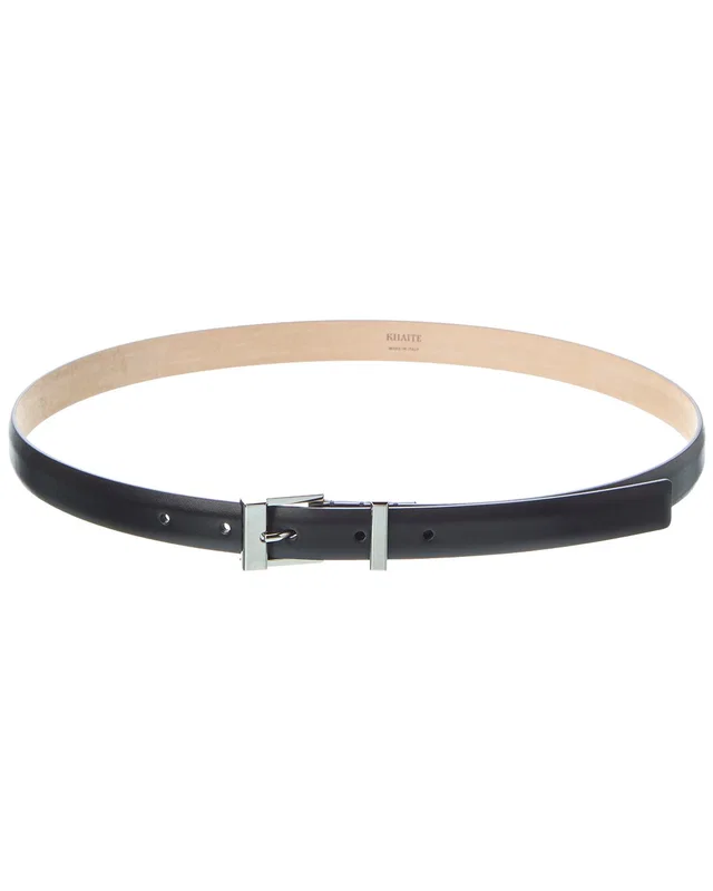 KHAITE Manhattan Leather Belt, image 1 of 1 from Gilt