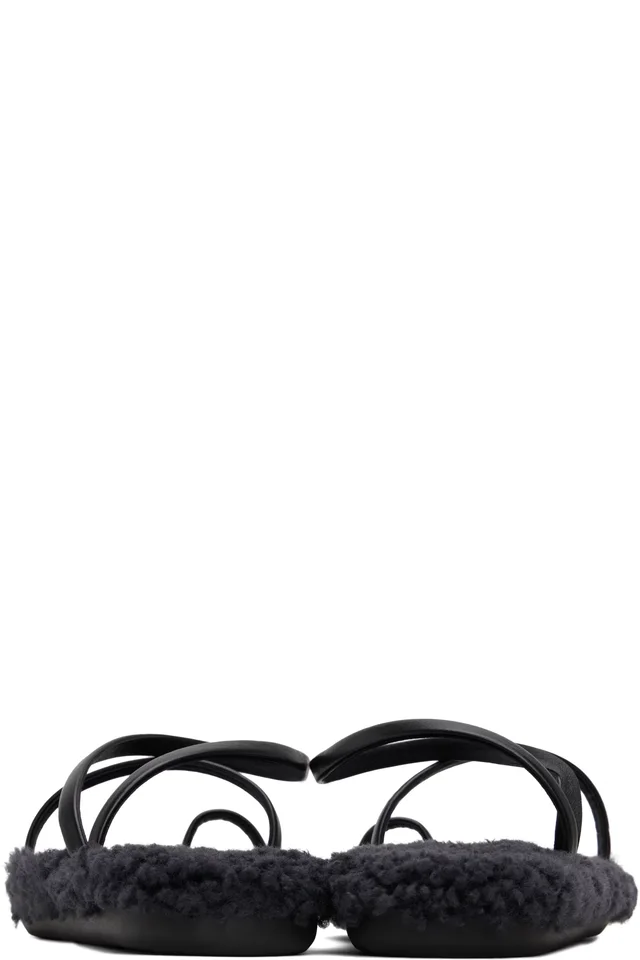 Ancient Greek Sandals Black Eleftheria Sandals, photo 2 of 5 from SSENSE