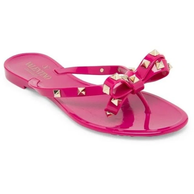 Valentino Garavani Rock Stud Sandals in pink from Poshmark