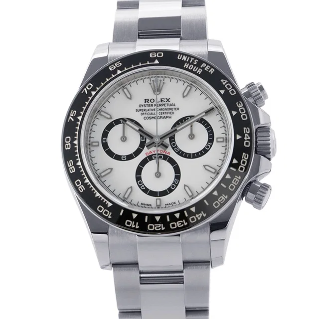 Rolex Cosmograph Daytona W40mm Stainless Steel White Dial126500LN in White from GALLERY RARE