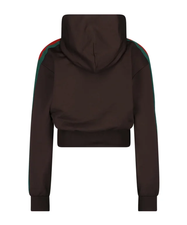 Gucci Web Striped Stretch Jersey Hoodie, photo 2 of 5 from SENSER