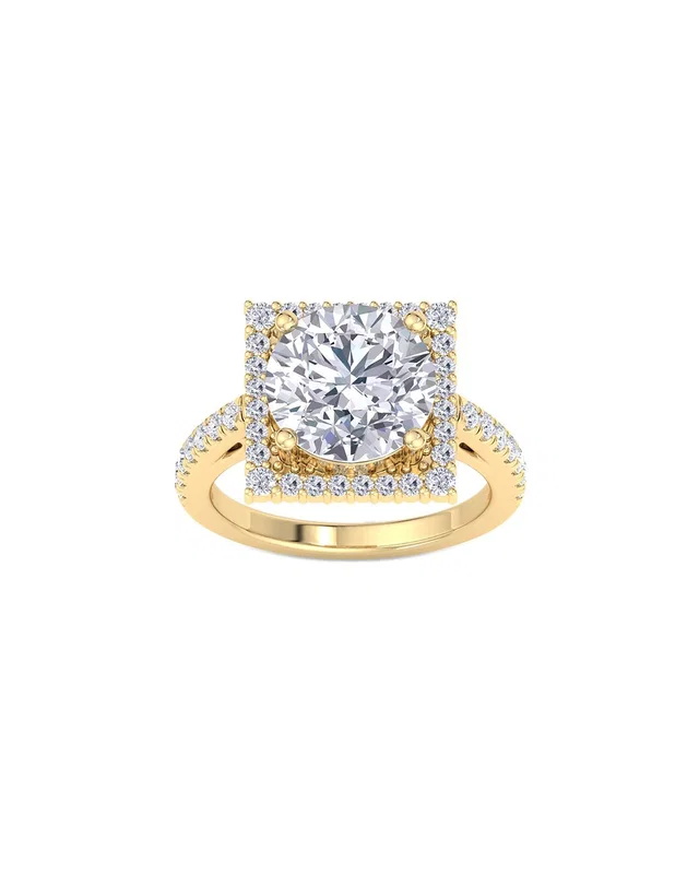 Lab Grown Diamonds 14K 5.00 ct. tw. Lab-Grown Diamond Ring, image 1 of 1 from Rue La La