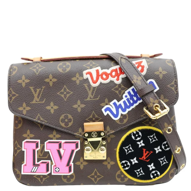 Louis Vuitton Metis Pochette Patches Monogram Canvas Crossbody Bag Brown in Brown Coated canvas from Dallas Designer Handbags