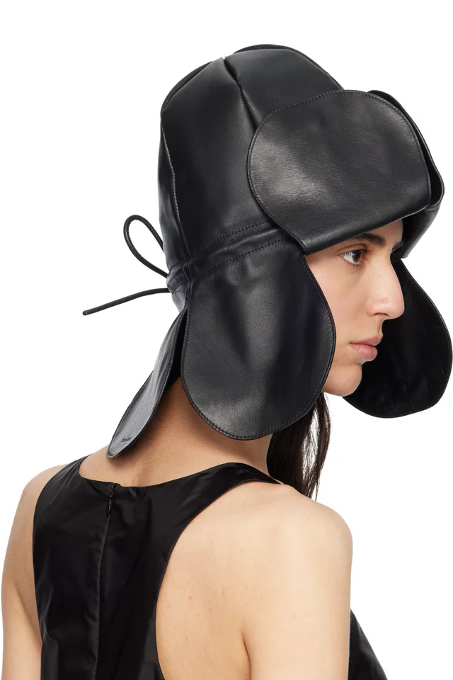 Simone Rocha Black Flower Petal Bucket Hat, photo 3 of 3 from SSENSE