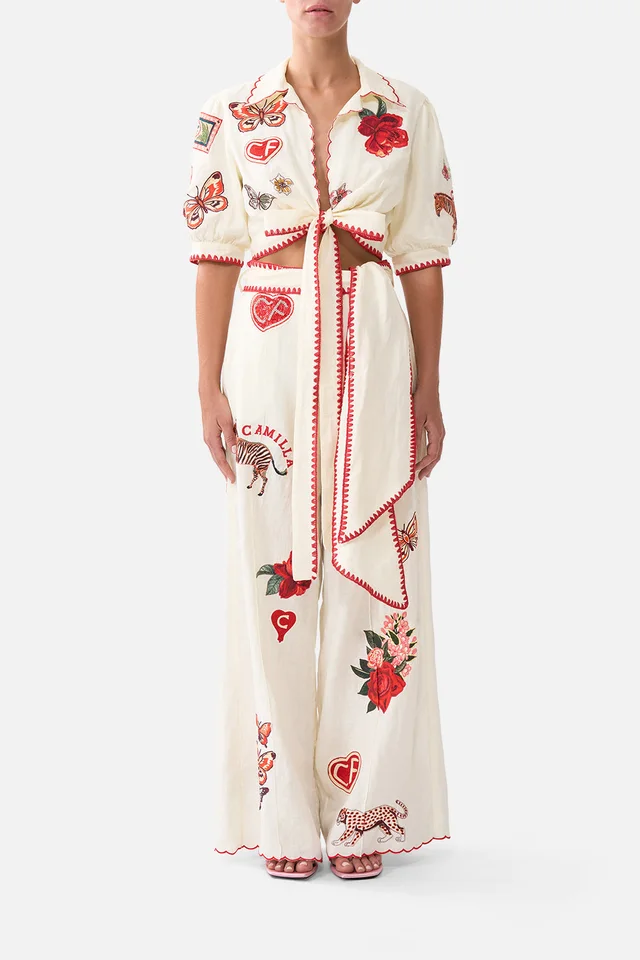 Camilla eBoutique SCARF BELT WIDE LEG PANT HIGH CLASS HOOKAH from CAMILLA, photo 1 of 1